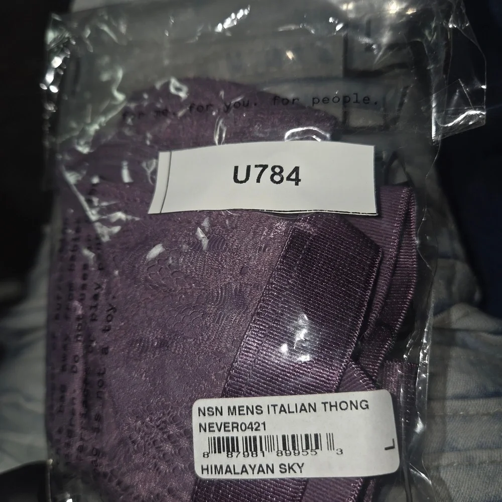 Cosabella Exclusive‎ Italian Stretch Lace Thong Mid-Rise Men's Underwear